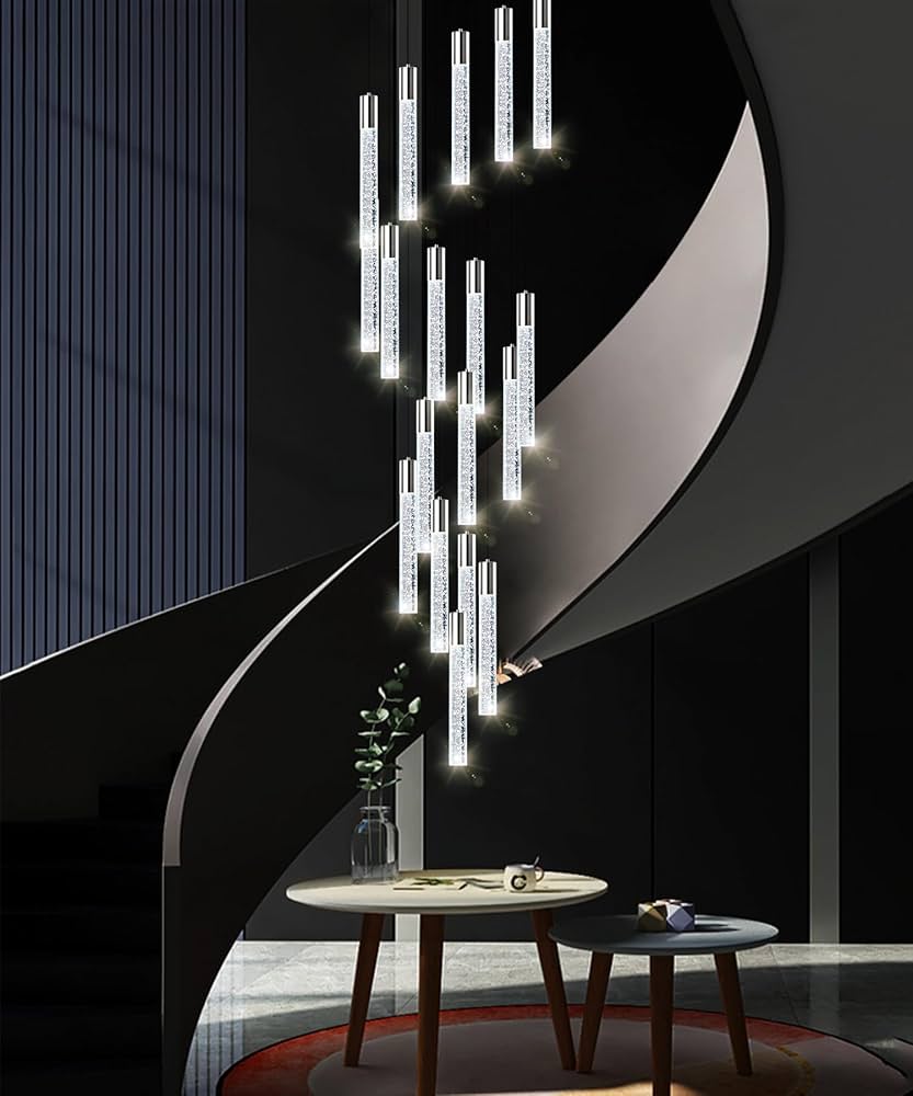 18-Light Modern Chandeliers for Living Room Entryway 118in